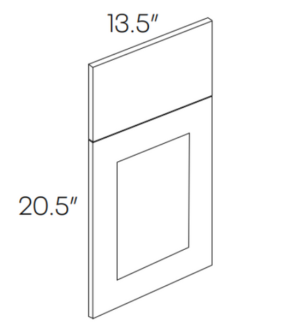 Elegant White Paint Door Sample