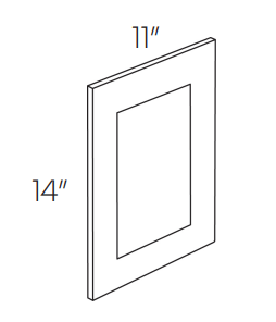 Elegant Dove Paint Door Sample